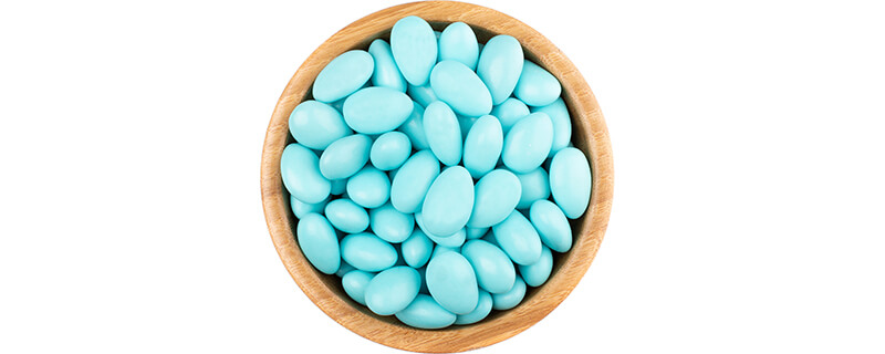 Mandlové konfety modré 3